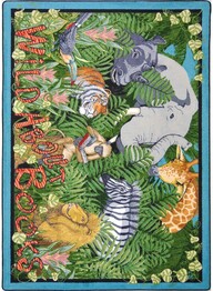 Joy Carpets Kid Essentials Wild About Books Multi
